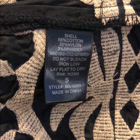 Pookie & Sebastian Black and Tan Dress - Picture 6 of 6